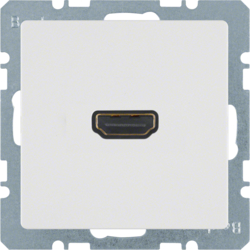 HAGER - GNIAZDO HDMI BIAŁY AKSAMIT Q.1 - 3315426089