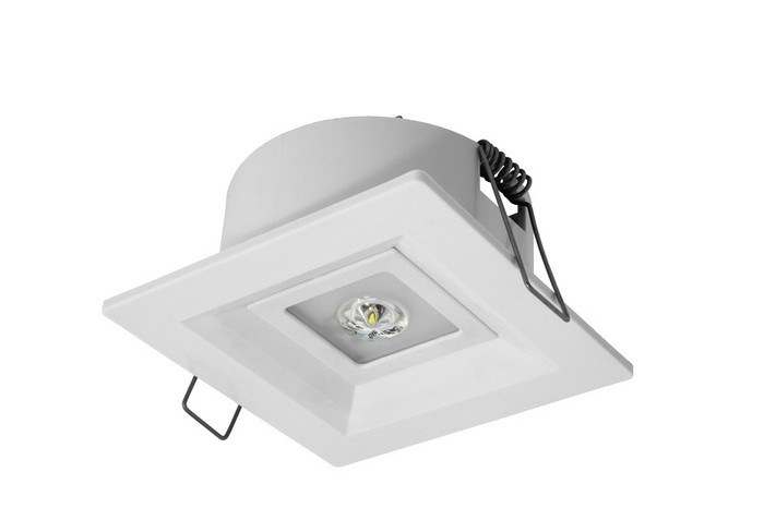 AWEX Sp. z o.o. - OPRAWA AWARYJNA LED 3W 1H JEDNOZADANIOWA AUTOTEST IP20 BIAŁA LOVATO P - LVPO/3W/B/1/SE/AT/WH