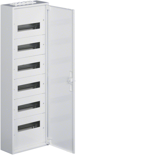 HAGER - ROZDZIELNICA KOMPLETNA 6X12MODUŁÓW +ZACISKI PE/N IP30/I KL.N/T FW2 - FW612WT