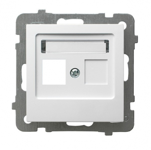 OSPEL - OBUDOWA GNIAZDA POJEDYNCZEGO KEYSTONE AS - GPK-1G/p/00