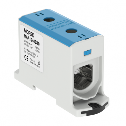 MOREK - OTL240  niebieski 1xAl/Cu 35-240mm2 1000V AC/1500V DC Zacisk uniwersalny - MAA1240B10