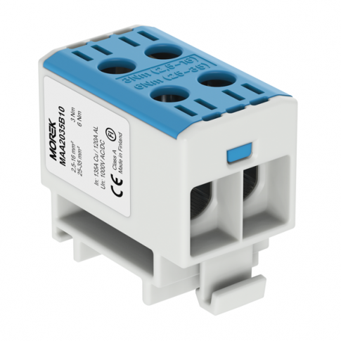 MOREK - OTL35-2  niebieski 2xAl/Cu 2,5-35mm2 1000V AC/1500V DC Zacisk uniwersalny - MAA2035B10