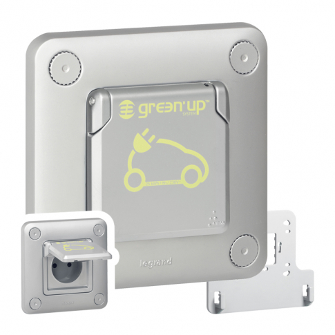 LEGRAND - GNIAZDO POJEDYNCZE Z UZIEMIENIEM GREEN SOLIROC - 077897