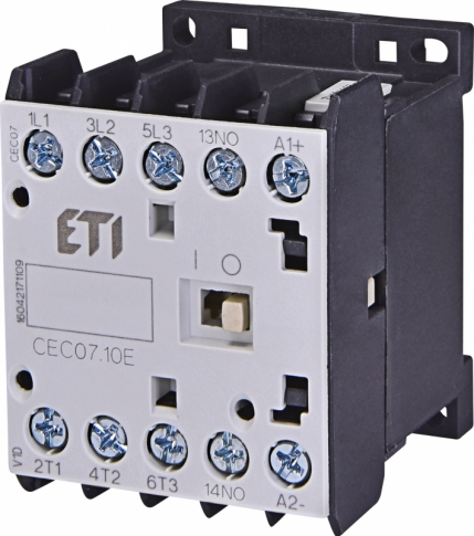 ETI - STYCZNIK SILNIKOWY MINIATUROWY CEC07.10 24V-DC - 004641100