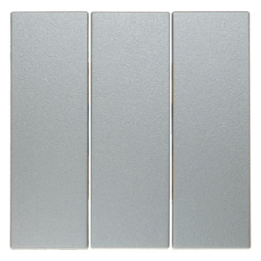 HAGER - KLAWISZE DO ŁĄCZNIKA POTRÓJNEGO ALUminium MAT LAKIEROWANY B.KWADRAT/B.7 - 16651404