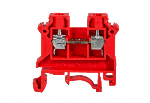 SIMET - ZŁĄCZKA SZYNOWA GWINTOWA 4MM2 TS 32 35 1 TOR ZSG1-4,0NC CZERWONY ZUG - 11321311