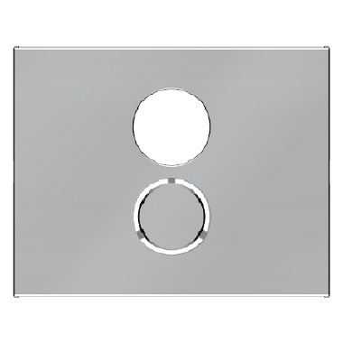 HAGER - ELEMENT CENTRALNY DO GNIAZDA GŁOŚNIKOWEGO STAL SZLACHETNA NIERDZEWNA K.5 - 11847004