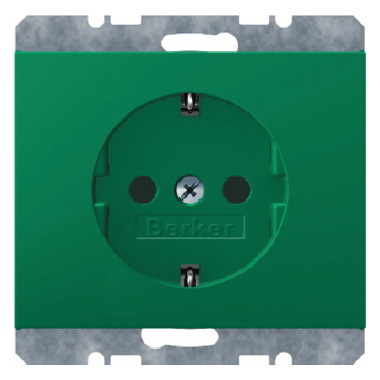 HAGER - GNIAZDO SCHUKO ZIELONY K.1/K.5 - 47157013