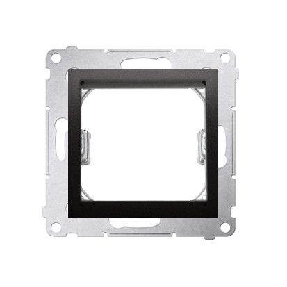 KONTAKT SIMON - Adapter (przejściówka) na osprzęt standardu 45 × 45 mm; antracyt  *Do gniazd teleinformatycznych Simon Connect - DA45.01/48