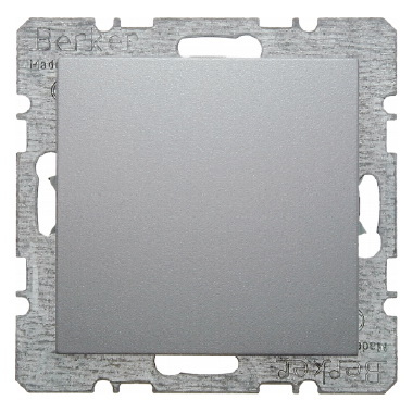 HAGER - ZAŚLEPKA Z ELEMENTEM CENTRALNYM ALUMINIUM B.KWADRAT/B.7 - 10091404