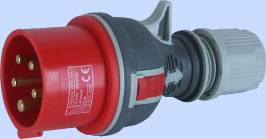 ELEKTROMET DZIERŻONIÓW - WTYCZKA PRZENOŚNA PROSTA 16A 400V 3P+N+Z IP44 WPP 16/5 TWIST - 922070