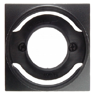 HAGER - ELEMENT CENTRALNY DO SYGNALIZATORA ŚWIETLNEGO E14 ANTRACYT B.3/B.7  - 11981606