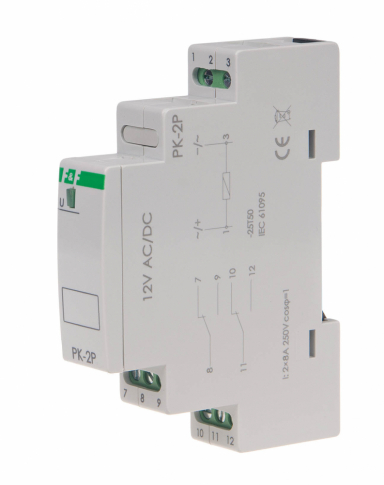 F&F - Przekaźnik elektromagnetyczny PK-2P 12 V - PK-2P-12V