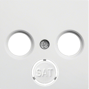 HAGER - ELEMENT CENTRALNY RTV-SAT BIAŁY LUMINA SOUL - WL6310