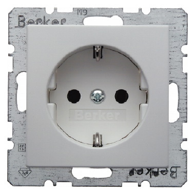 HAGER - GNIAZDO SCHUKO BIAŁY S.1/B.3/B.7 - 47431909