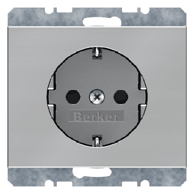 HAGER - GNIAZDO SCHUKO STAL SZLACHETNA NIERDZEWNA K.5 - 47157004