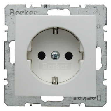 HAGER - GNIAZDO SCHUKO BIAŁY S.1/B.3/B.7 - 47231909