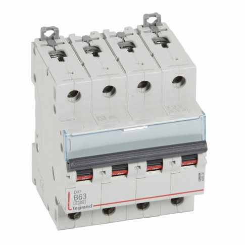 LEGRAND - WYŁĄCZNIK NADPRĄDOWY B 63A 4-POLOWY SERII DX3 S304 - 407630