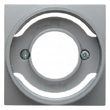 HAGER - ELEMENT CENTRALNY DO SYGNALIZATORA ŚWIETLNEGO E14 ALU B.1/B.7  - 11981404