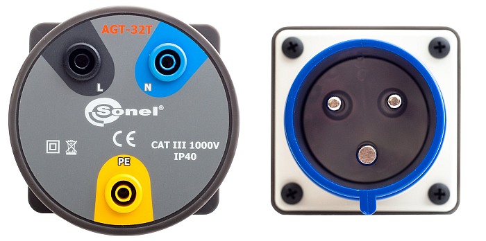 SONEL - ADAPTER AGT-32T (ADAPTER GNIAZD PRZEMYSŁOWYCH) - WAADAAGT32T