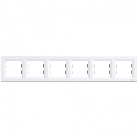 SCHNEIDER ELECTRIC - RAMKA SZEŚCIOKROTNA POZIOMA BIAŁY ASFORA - EPH5800621