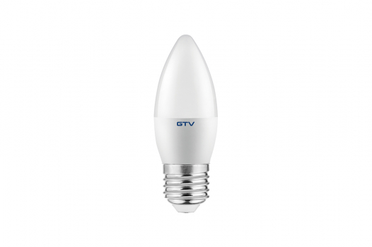 GTV - ŹRÓDŁO ŚWIATŁA LED E27 C30 6W 520LM 3000K ŚWIECZKA - LD-SMGC30C-60