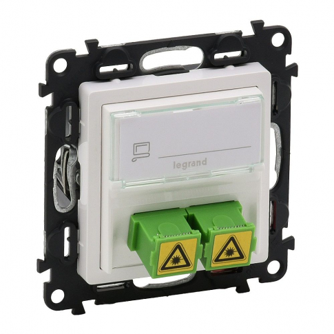 LEGRAND - GNIAZDO ŚWIATŁOWOD SC/APC BIAŁY VALENA LIFE - 753130