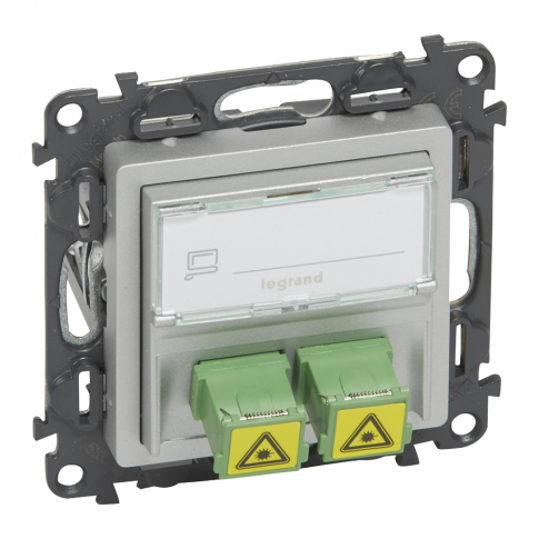 LEGRAND - GNIAZDO ŚWIATŁOWOD SC/APC ALUMINIUM VALENA LIFE - 753330