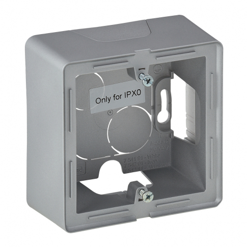 LEGRAND - PUSZKA POJEDYNCZA NATYNKOWA ALUMINIUM VALENA LIFE - 754211