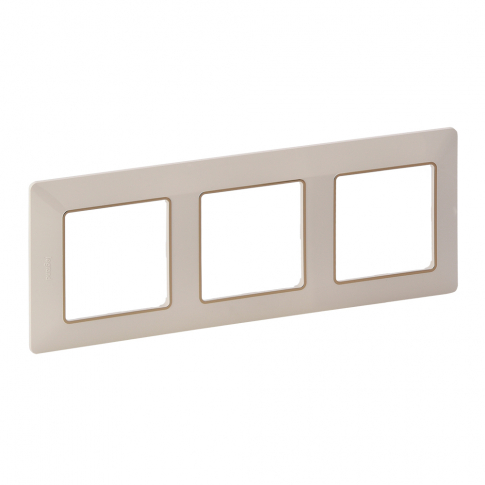 LEGRAND - RAMKA POTRÓJNA KREMOWA/ZŁOTA VALENA LIFE - 754063