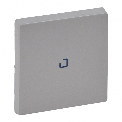 LEGRAND - PLAKIETKA ŁĄCZNIKA SCHODOWEGO 10AX ALUMINIUM VALENA LIFE - 755102