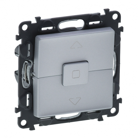 LEGRAND - ŁĄCZNIK STEROWANIA ROLETAMI ALUMINIUM 10 A - 230 V~ VALENA LIFE - 752329