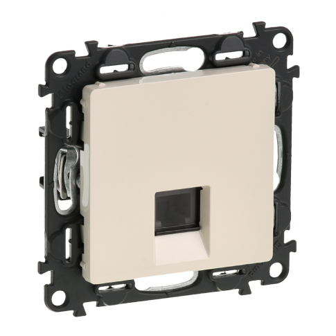LEGRAND - GNIAZDO TELEFONICZNE POJEDYNCZE RJ11 KREMOWY VALENA LIFE - 753238