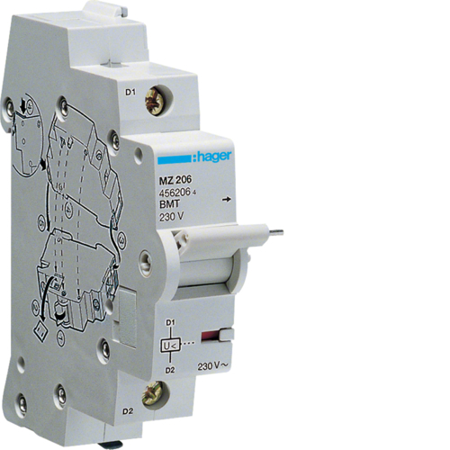 HAGER - Wyzwalacz podnapięciowy 230V AC - MZ206