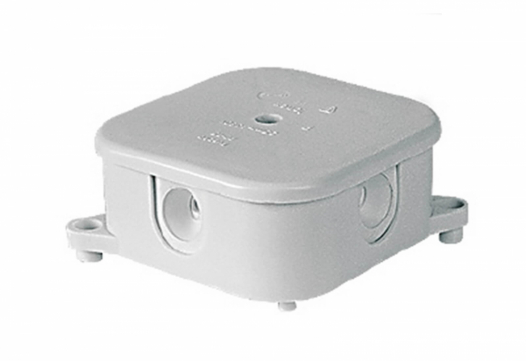 SIMET - PUSZKA NATYNK 85X85X40MM BEZ WKŁADU IP44 BIAŁY - 83011006