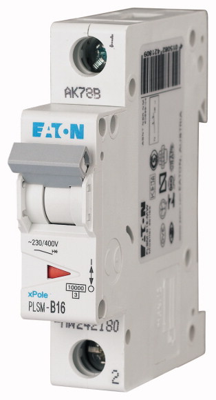 EATON - WYŁĄCZNIK NADPRĄDOWY 1-POLOWY PLSM-B16-MW - 242180