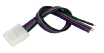 POLTRONIC - SZYBKOZŁĄCZKA DO TAŚM LED RGB 10MM TAŚMA ZASILACZ SDLC-10RGBKS-ZP - PG007929