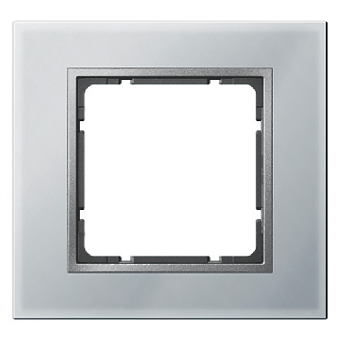 HAGER - RAMKA POJEDYNCZA SZKLANA ALUMINIOWY B.7 - 10116414