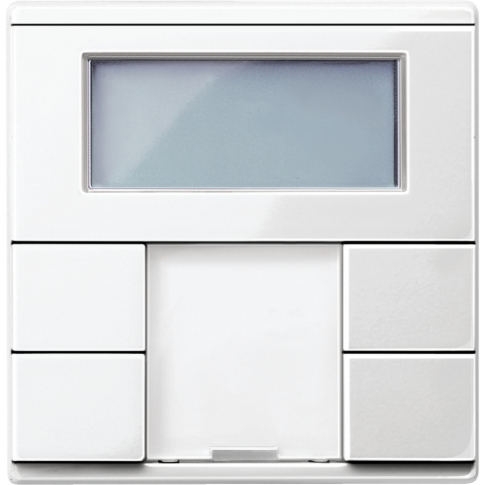 SCHNEIDER ELECTRIC - PRZYCISK WIELOFUNKCYJNY REGULATOR TEMPERATURY 2X BIAŁY POŁYSK SYSTEM M KNX - MTN6212-0319