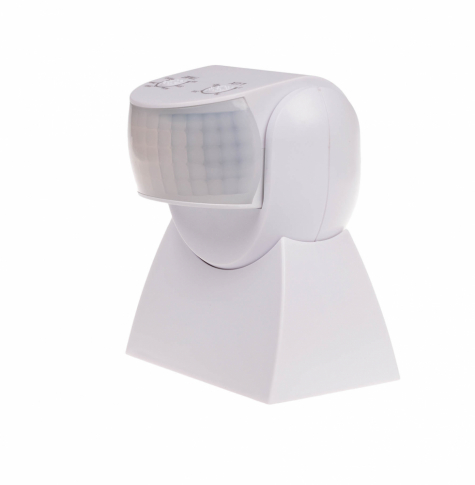 F&F - Czujnik ruchu PIR, biały IP65 - DR-04W