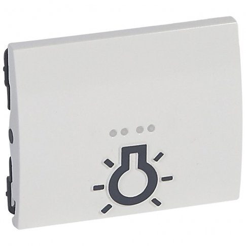 LEGRAND - KLAWISZ ARCTIC Z SYMBOLEM LAMPY DO MECHANIZMÓW PODŚWIETLANYCH SISTENA LIFE - 771010