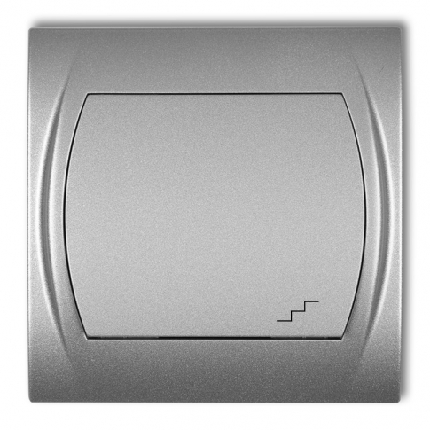 KARLIK - LOGO; Łącznik schodowy srebrny metalik - 7LWP-3