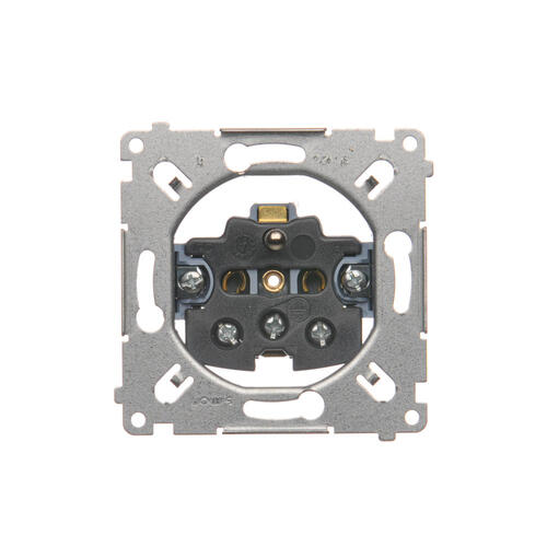 KONTAKT SIMON - GNIAZDO POJEDYNCZE Z UZIEMIENIEM 2P+Z MECHANIZM ZACISKI ŚRUBOWE 16A 250V IP20 SIMON 54 - SGZ1M