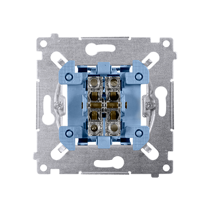 KONTAKT SIMON - PRZYCISK POJEDYNCZY ZWIERNY MECHANIZM ZACISKI AUTOMATYCZNE 10AX 250V SIMON 54 - SP1M