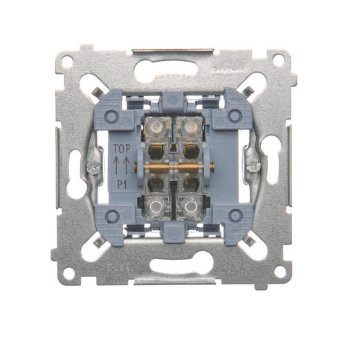 KONTAKT SIMON - Przycisk podwójny zwierny (mechanizm) 10AX, 250V~, szybkozłącza - SP2M