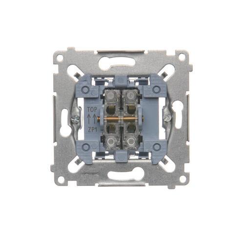KONTAKT SIMON - Przycisk roletowy (mechanizm) 10A, 250V~, szybkozłącza - SZP1M