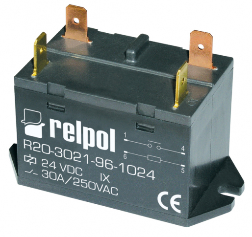RELPOL - PRZEKAŹNIK 25A STYK 2NO STEROWANIE 12V DC - 2611751