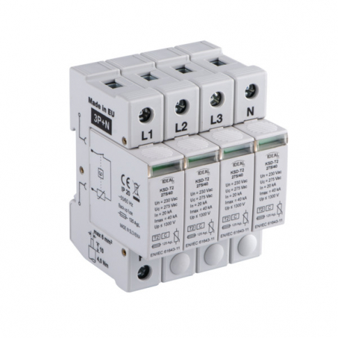 KANLUX - OGRANICZNIK PRZEPIĘĆ AC KSD-T2 275/160 3P+N - 23133