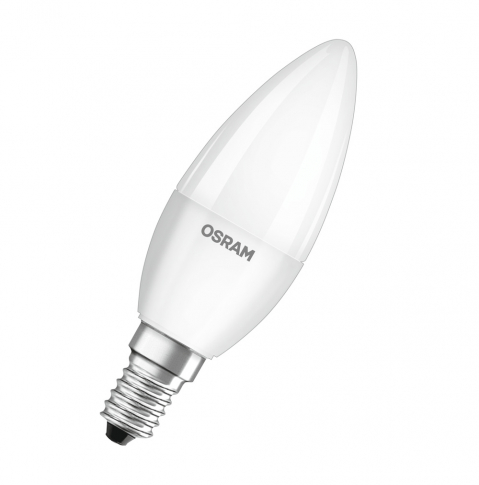 LEDVANCE - ŹRÓDŁO LED E14 B35 5.7W 470lm 2700K WW ŚWIECZKA ODPOWIEDNIK 40W VALUE CL B - 4052899326453