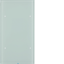 HAGER - SENSOR DOTYKOWY PODWÓJNY KOMFORT BIAŁY SZKŁO R.3  - 75142850